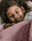 Couverture lestée tdah pour enfant couleur rose