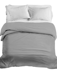 Housse de couverture lestée basic pour l'été grise