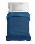 Housse toutes saisons pour couverture lestée bleu pour enfant modèle hiver