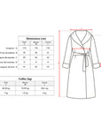 dimensions du peignoir lesté