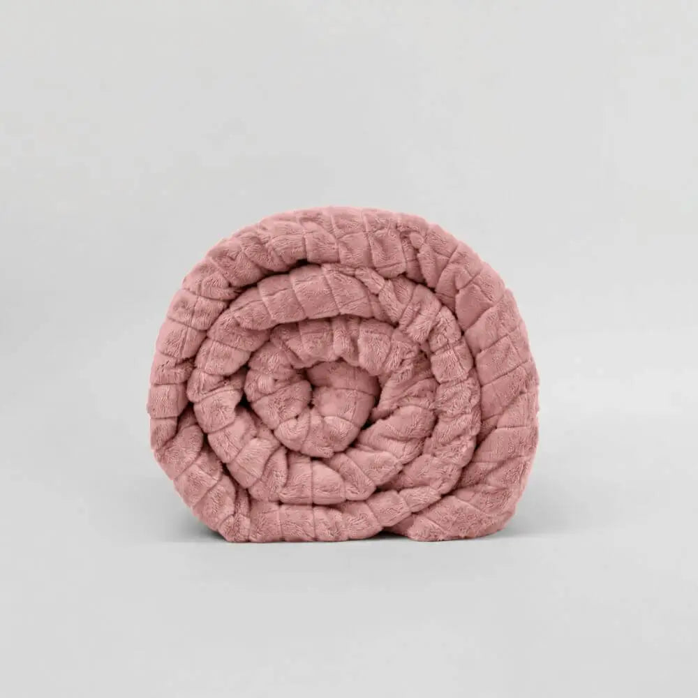 Couverture lestée 4 kg rose