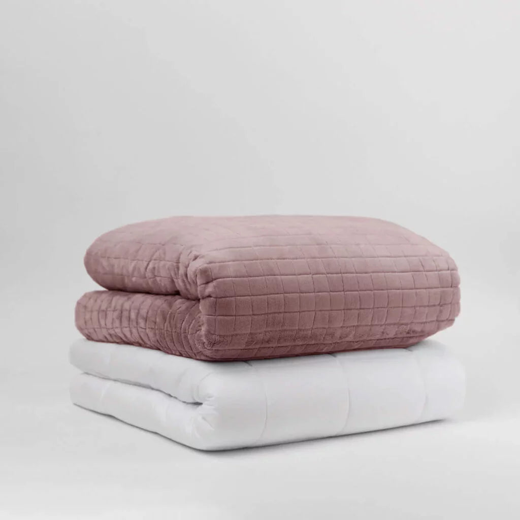 Couverture lestée 6 kg rose