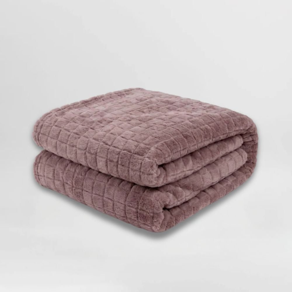 Couverture lestée autisme rose