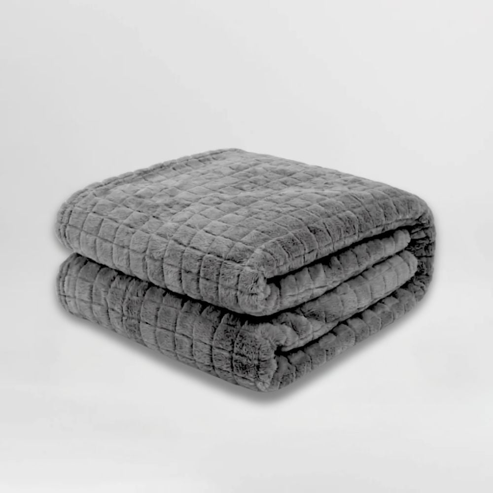 Couverture lestée autisme gris