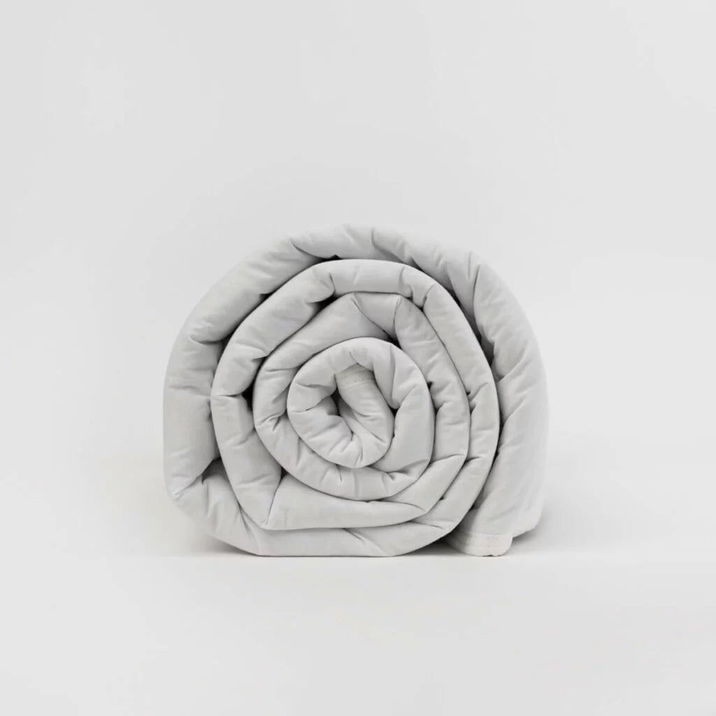 Couverture lestée été blanc
