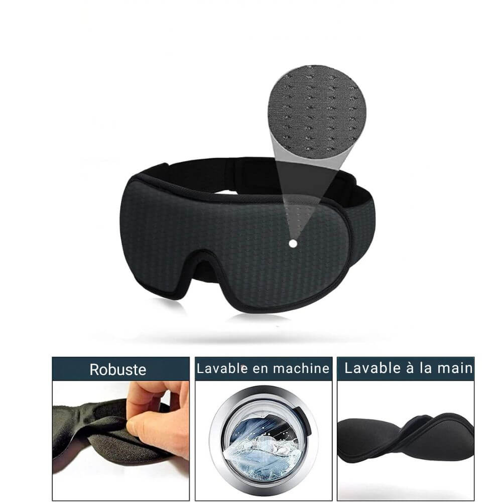 Masque de sommeil haut de gamme effet 3D
