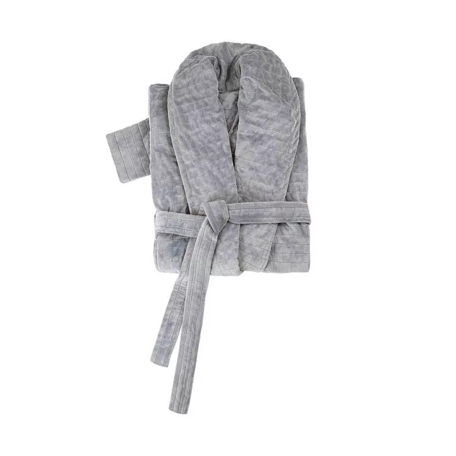 Peignoir lesté gis plié