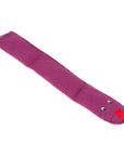 peluche serpent lestée pour épaules mauve