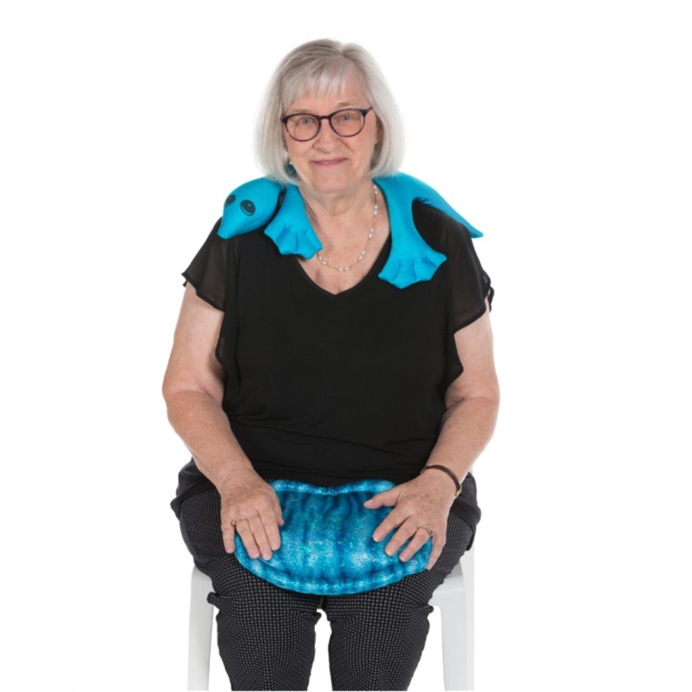 utilisation peluche tortue lestée par un adulte